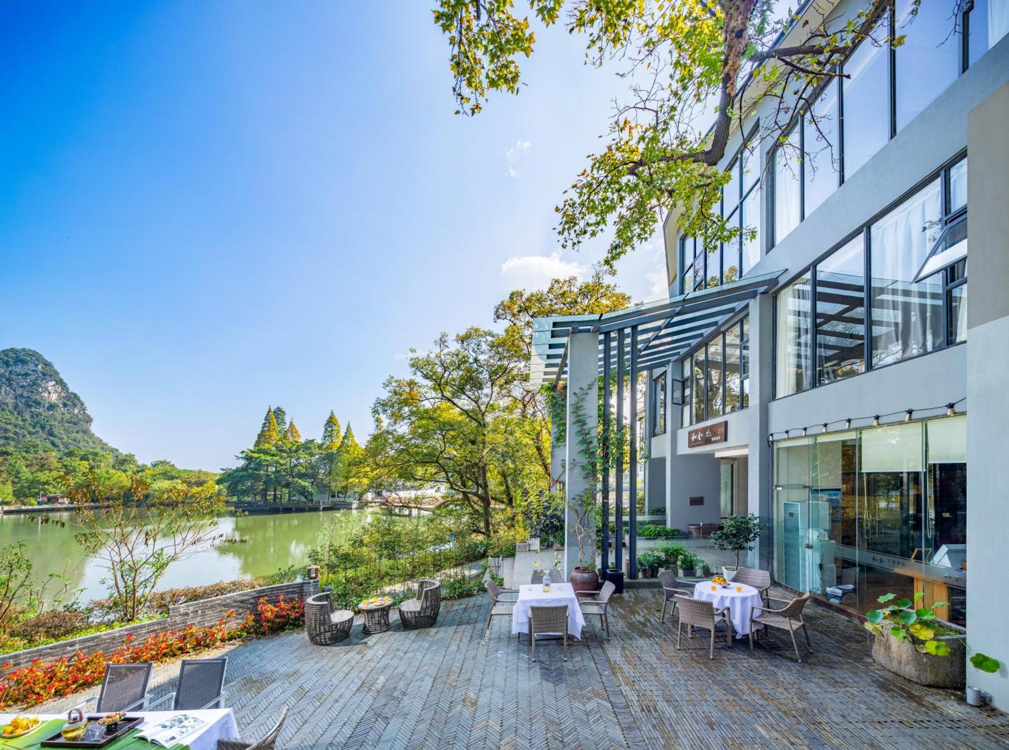 Guilin Heshe Lakeside Resort-Free Pick Up Service Stay Two Nights Exterior photo
